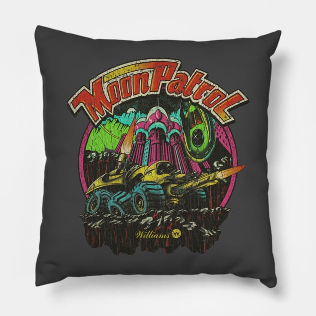 MoonPatrol 1982 Pillow by JCD666