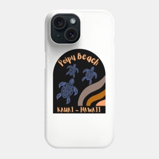 Poipu Beach Kauai Hawaii Phone Case