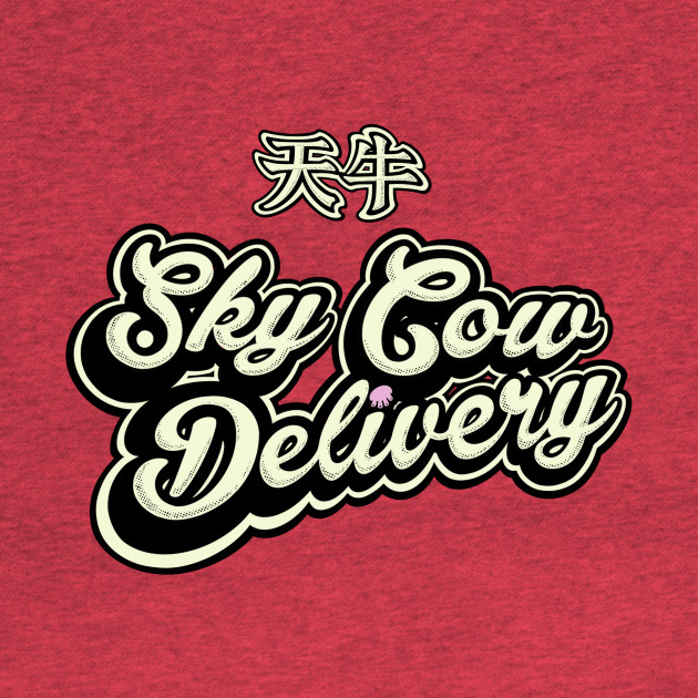 Discover Sky Cow Delivery - Cow - T-Shirt