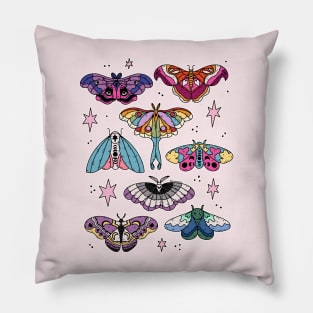 LGBTQ+ moths Pillow