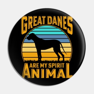 Great Danes are my spirit animal Pin