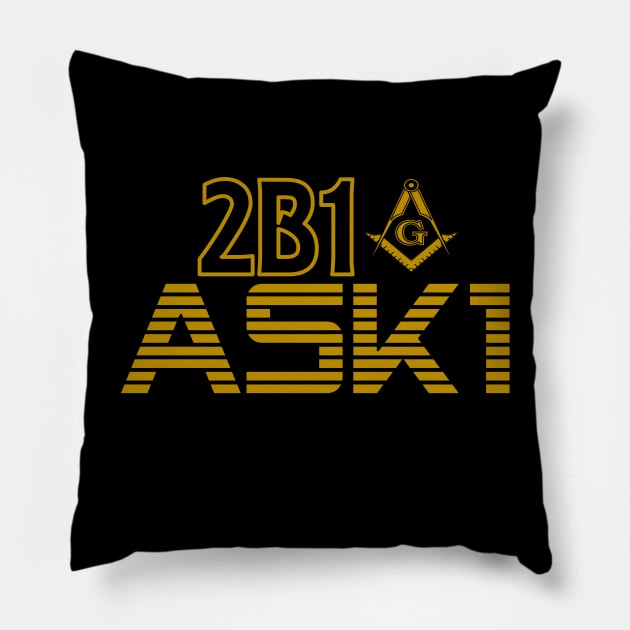 Prince Hall Masonic Apparel Pillow by The Greek Mall