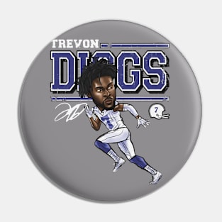 Trevon Diggs Dallas Cartoon Pin