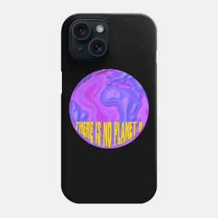 trippy purple there is no planet b (paper cut out earth) Phone Case