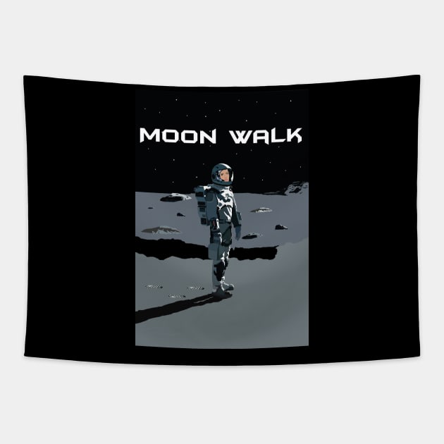 Moon Walk Tapestry by GilbertoMS