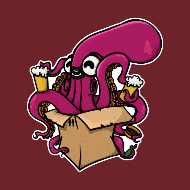 Box octopus party by manuvila