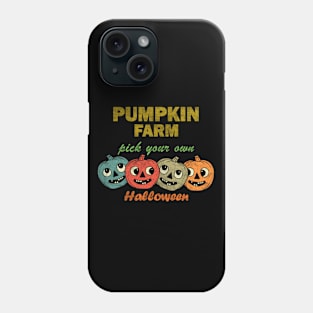 Pumpkin farm Phone Case