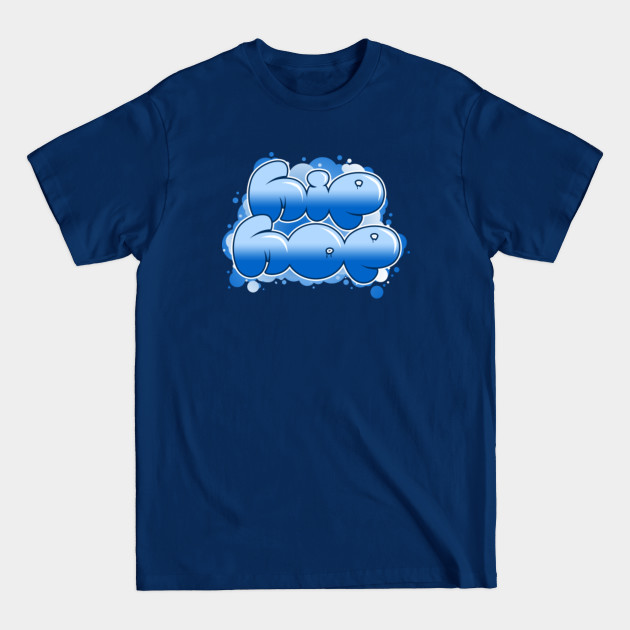 Discover Hip Hop Culture Graffiti Blue Classic Design - Hip Hop Culture - T-Shirt