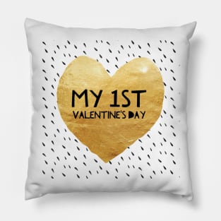 Baby's 1st Valentine's Day Pillow