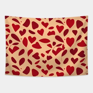 A lot of hearts Tapestry