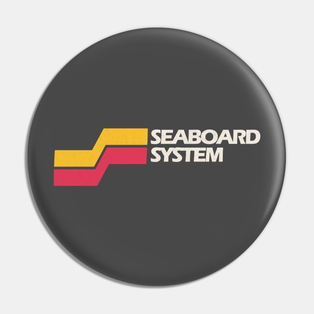 Seaboard System Railroad Pin by Turboglyde