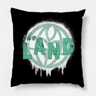 The Land Spray Paint Pillow