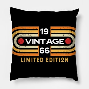 Vintage 1966 | Retro Video Game Style Pillow