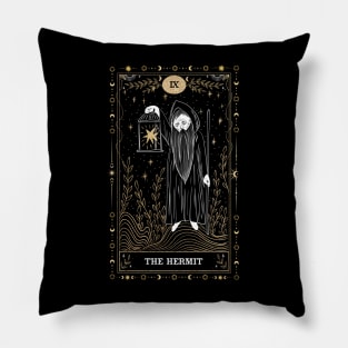 The Hermit Tarot Card Pillow