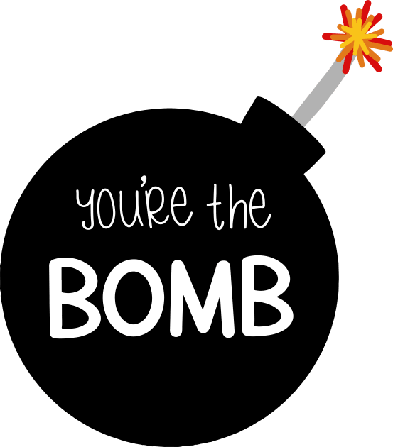 You're the Bomb Kids T-Shirt by Gold Star Creative