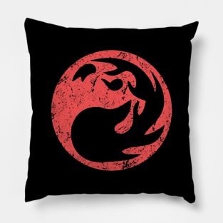 Red Mana Faded Pillow