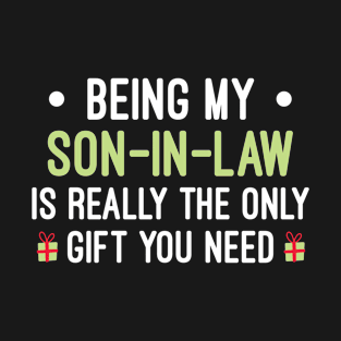 Being My Son-In-Law Is Really The Only Gift You Need, Cute Quote Gift T-Shirt