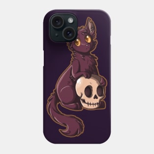 Skull Cat Phone Case