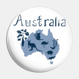 Australian symbols Pin