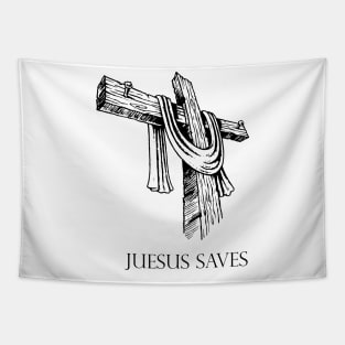 jesus saves from hell Tapestry