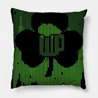 Digital Shamrock Pillow