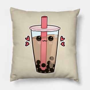 Kawaii bubble tea Pillow