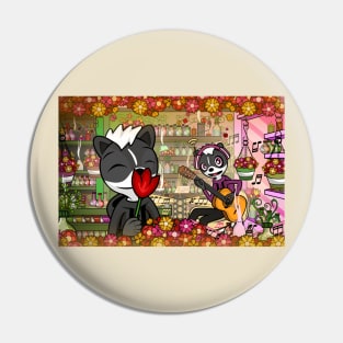 Aromatherapy Skunks Melville and Melody Pin