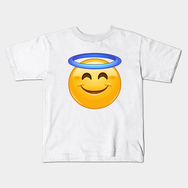 😇 Smiling face w/ halo emoji