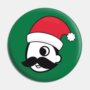 Natty Boh Christmas Santa Pin