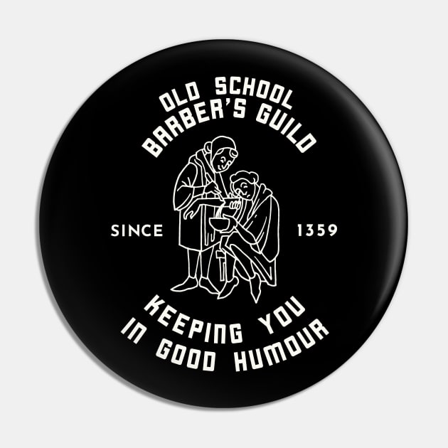 Old School Barber's Guild Pin by calebfaires