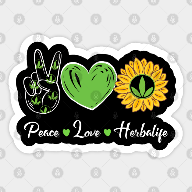 Peace Love Sunshine Herbalife Peace Love Sunshine Herbalife Sticker Teepublic
