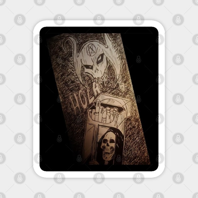 The Grim Reaper Magnet by Art Fusion By Taha