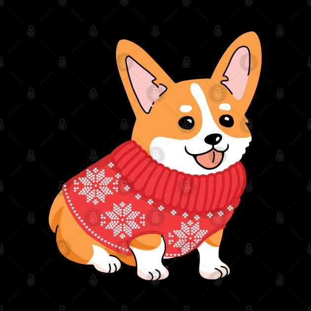 Holly Jolly Corgi by SuperrSunday