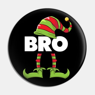 Brother Elf Funny Matching Christmas Costume Family Pin