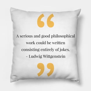 philosophy quotes Pillow