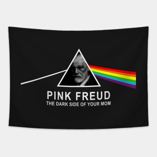 Pink Sigmund Freud - The Dark Side of your Mom Tapestry