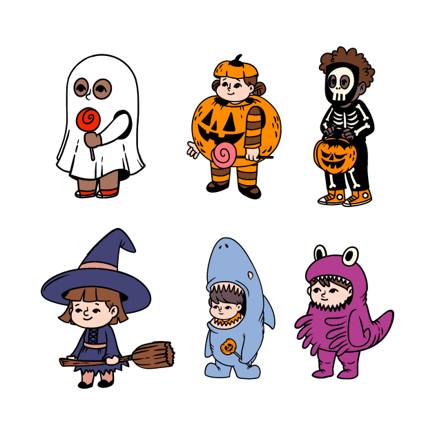 Cute Halloween Kids by Petko121212