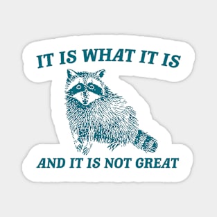 It Is What It Is And It Is Not Great Magnet