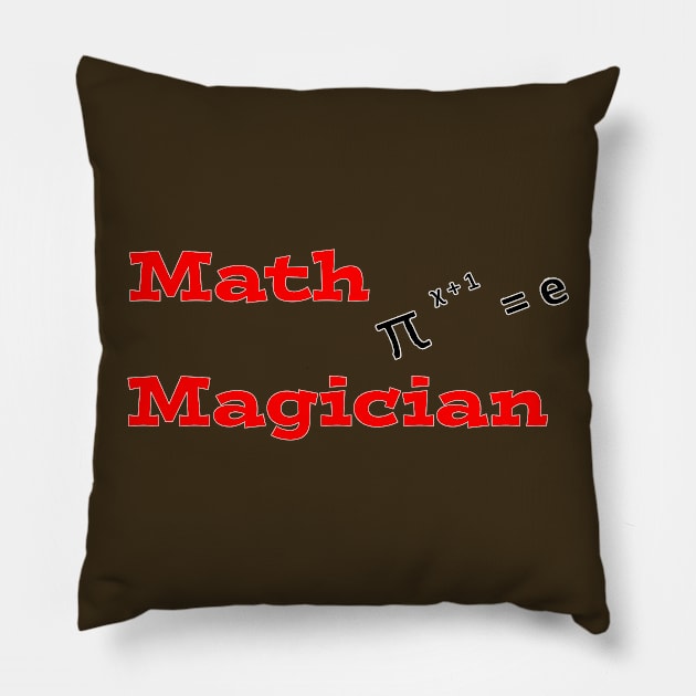 Math Magician Pillow by DesigningJudy