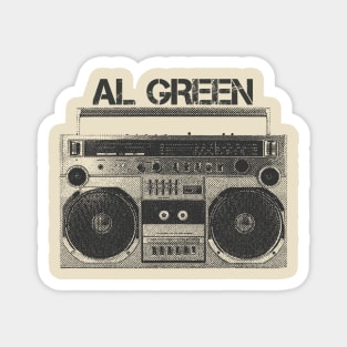 Al Green / Hip Hop Tape Magnet