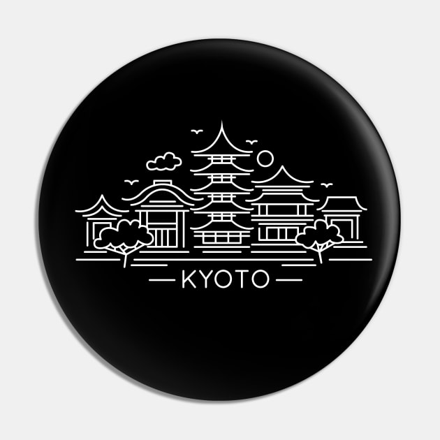 Kyoto line art Pin by ziryna