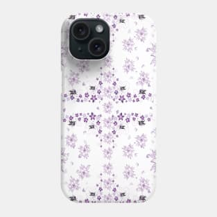 Purple Flower Pattern Design/ Floral Patterns are designs Phone Case