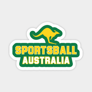 SPORTSBALL AUSTRALIA Varsity Yellow Magnet