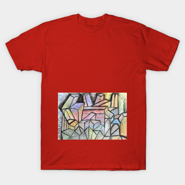 Discover Shapes in space - 1 - Cubism - T-Shirt