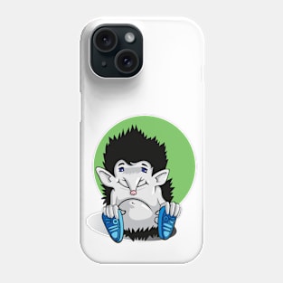 hedgehog in sneakers sitting Phone Case