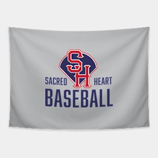 Sacred Heart baseball – blue Tapestry