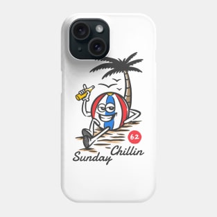 SUNDAY CHILLIN Phone Case