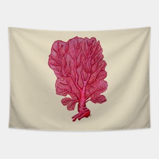 Coral Venus red seafan Tapestry