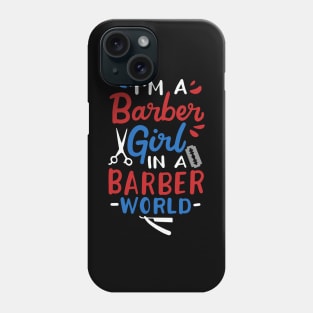 Barber Girl Phone Case