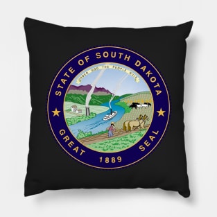 Seal of South Dakota Pillow